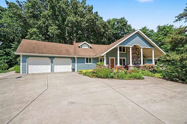 10 Acres of Land with Home for Sale in Schoolcraft, Michigan