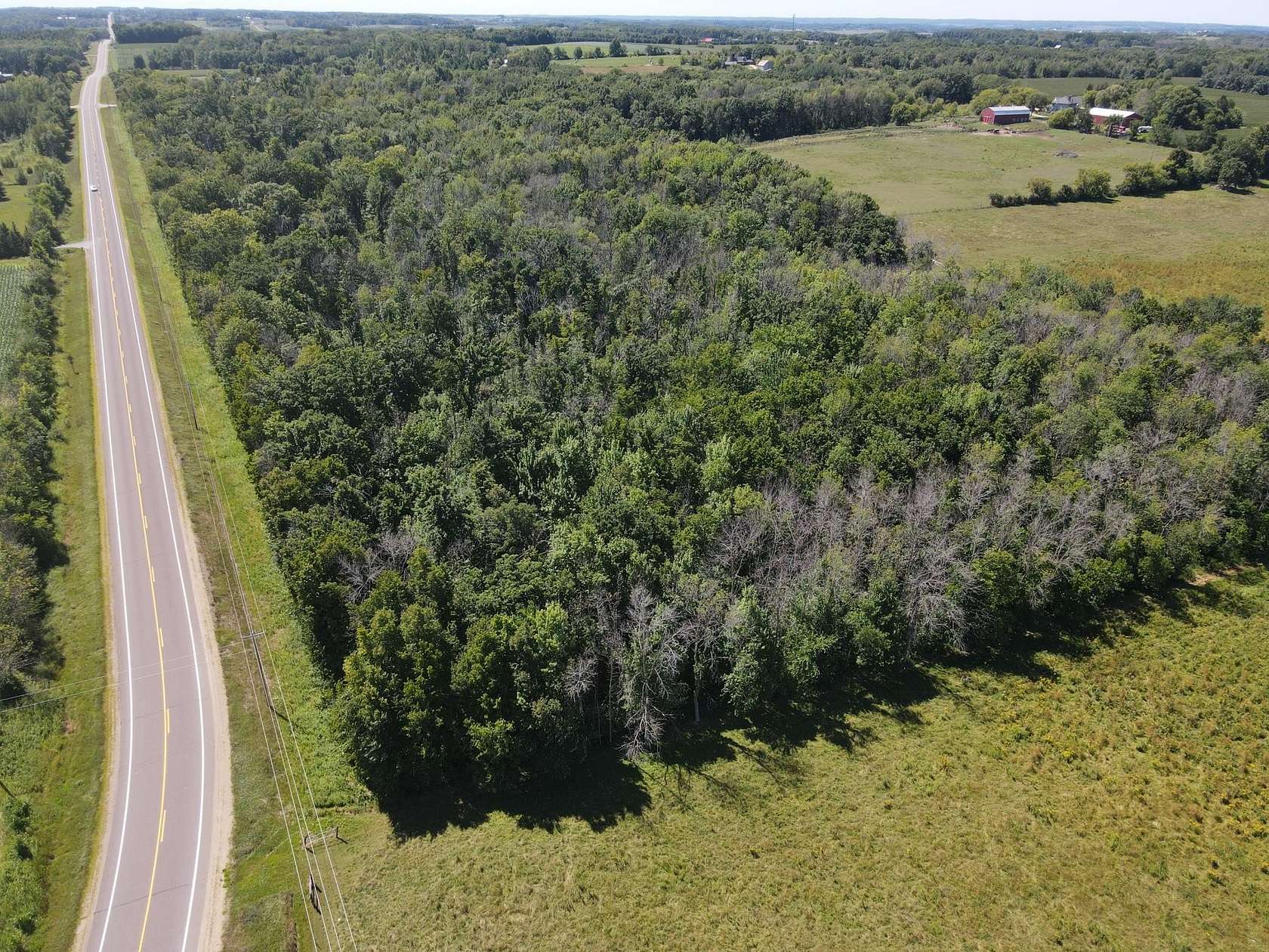10 Acres of Residential Land for Sale in Woodville, Wisconsin