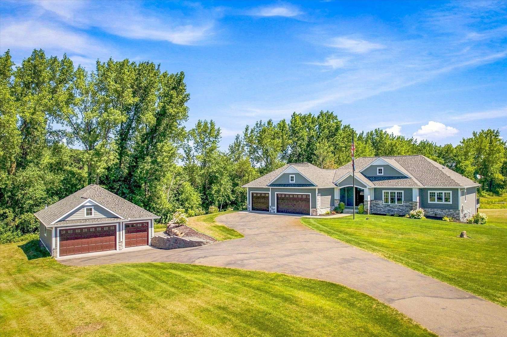 5.3 Acres of Land with Home for Sale in Ham Lake, Minnesota