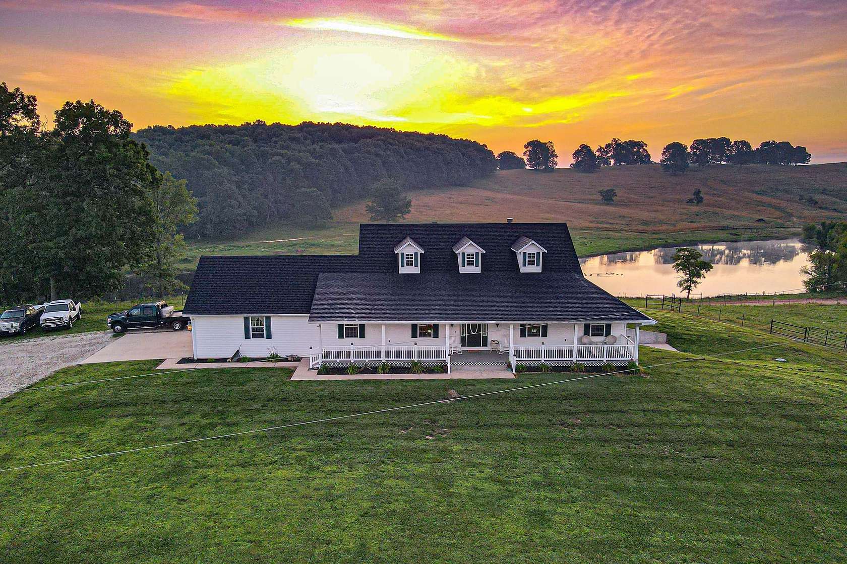 427 Acres of Land with Home for Sale in Ava, Missouri