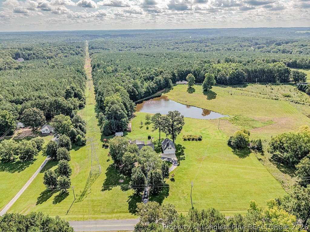 9.36 Acres of Land with Home for Sale in Sanford, North Carolina