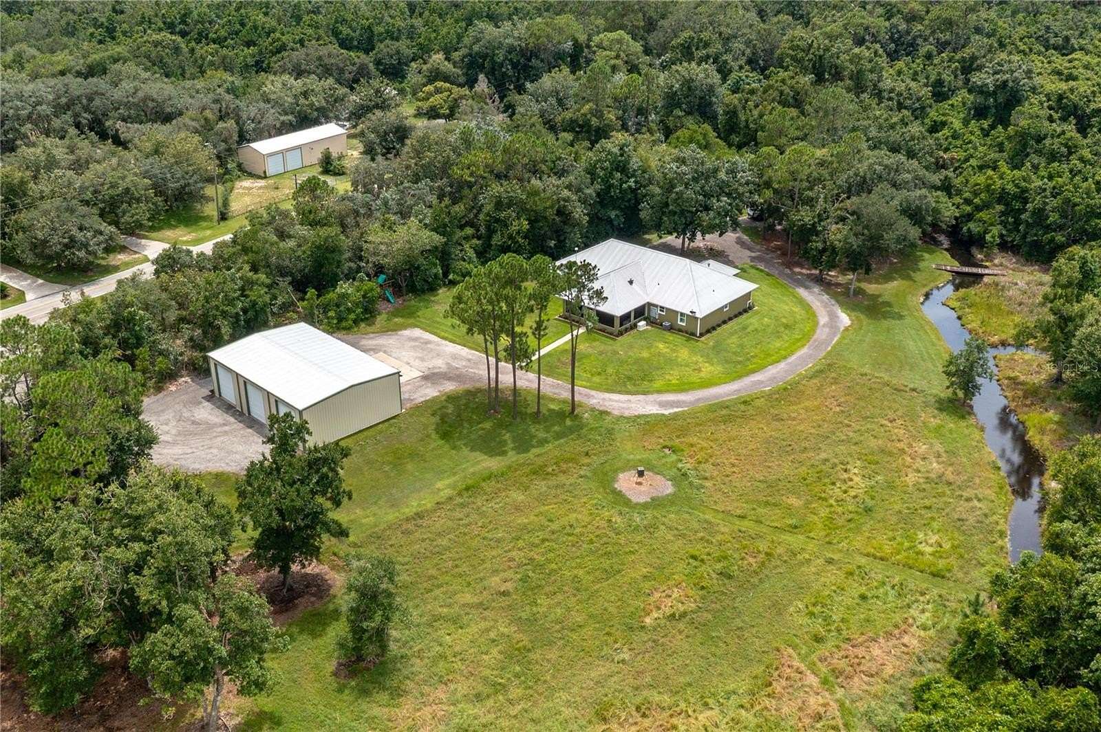10.3 Acres of Recreational Land with Home for Sale in Lake Wales, Florida