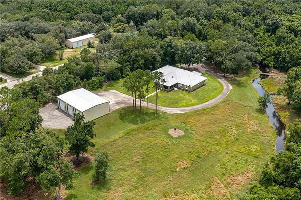 10.3 Acres of Recreational Land with Home for Sale in Lake Wales, Florida