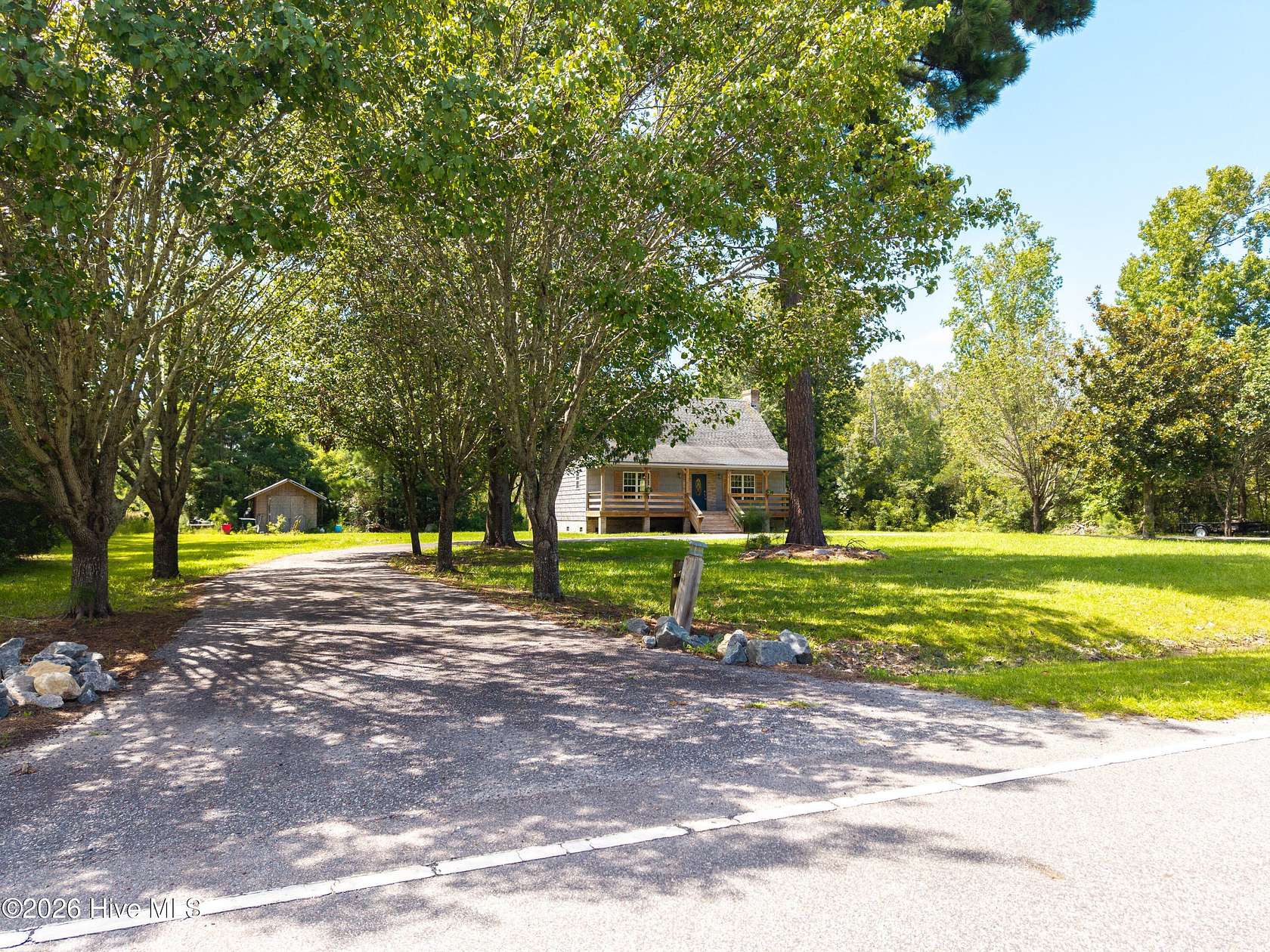 2.56 Acres of Land with Home for Sale in Shiloh, North Carolina