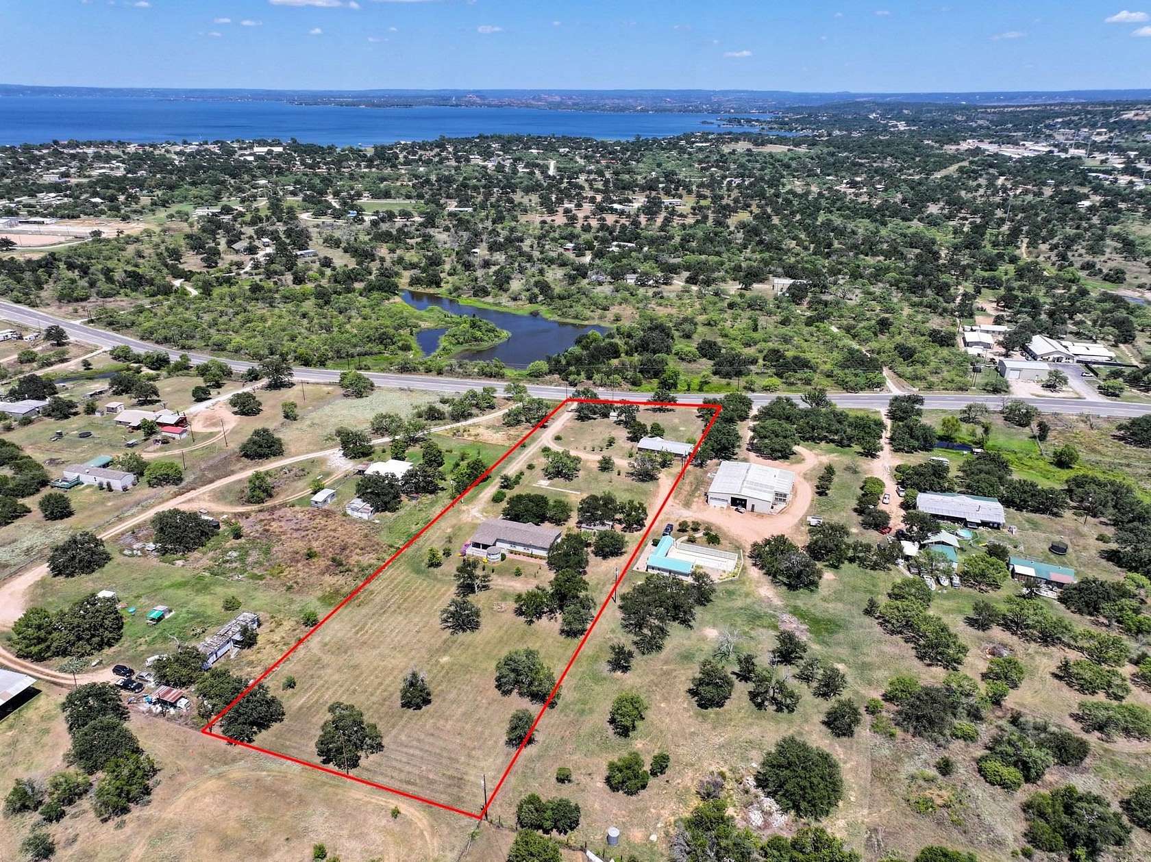 3 Acres of Land with Home for Sale in Buchanan Dam, Texas