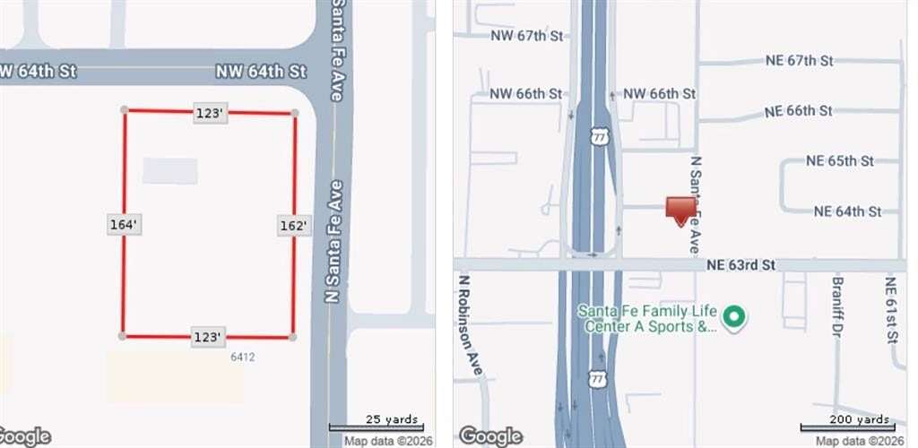 0.46 Acres of Commercial Land for Sale in Oklahoma City, Oklahoma