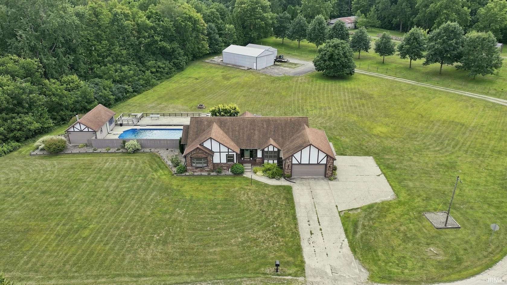 3 Acres of Land with Home for Sale in South Whitley, Indiana