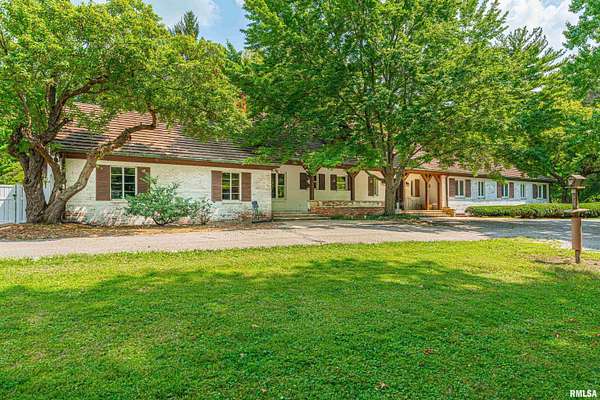 18.2 Acres of Land with Home for Sale in Elkhart, Illinois