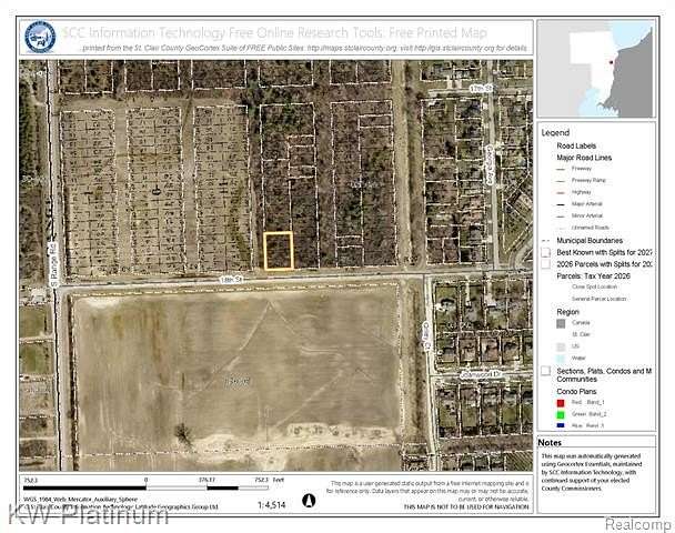 0.44 Acres of Mixed-Use Land for Sale in Marysville, Michigan