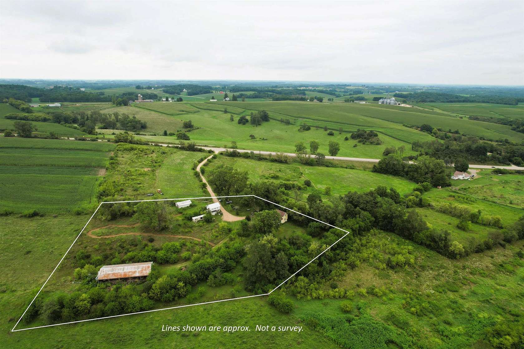 3.4 Acres of Land with Home for Sale in Viroqua, Wisconsin