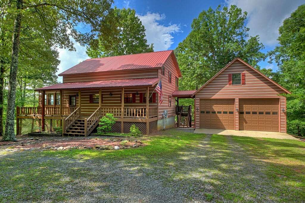 3.65 Acres of Land with Home for Sale in Morganton, Georgia