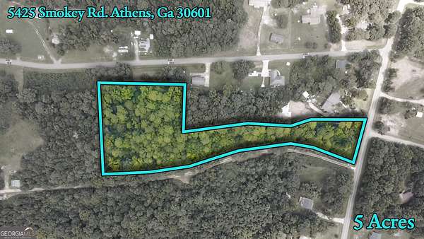 5 Acres of Land for Sale in Athens, Georgia