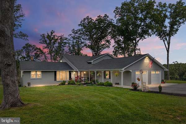 85.7 Acres of Agricultural Land with Home for Sale in Front Royal, Virginia