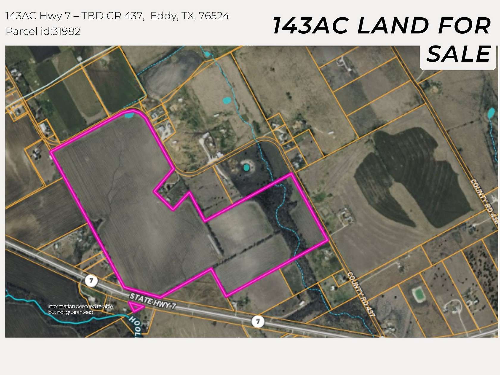 140 Acres of Agricultural Land for Sale in Bruceville-Eddy, Texas