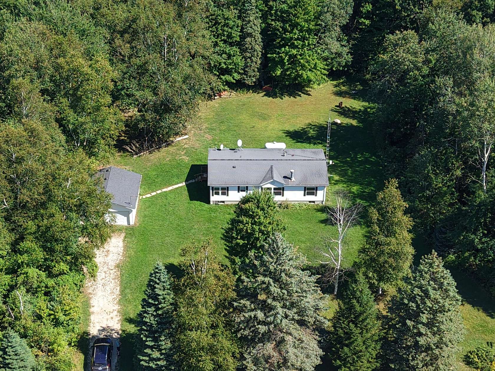 38.6 Acres of Recreational Land with Home for Sale in Port Hope, Michigan