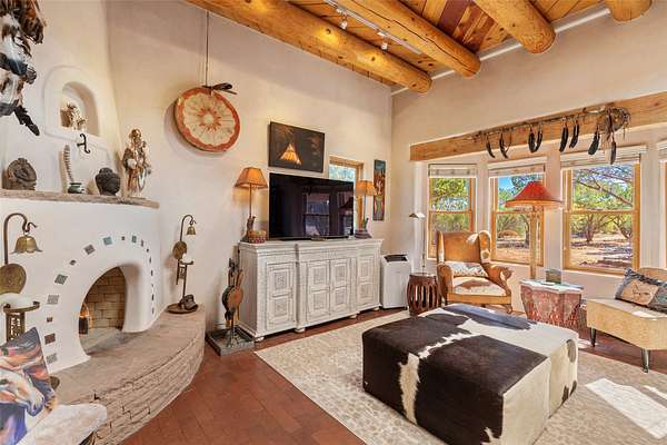 5 Acres of Land with Home for Sale in Santa Fe, New Mexico