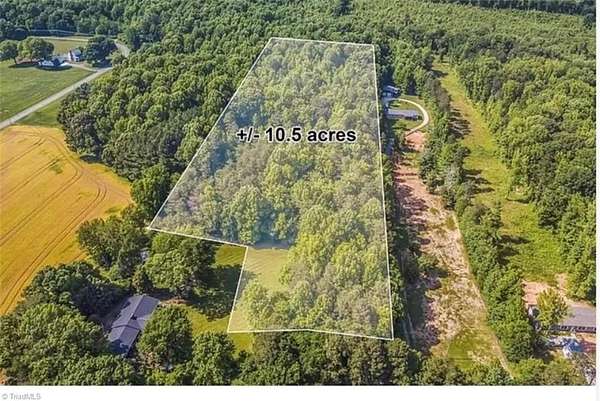 10.5 Acres of Recreational & Residential Land for Sale in Mocksville, North Carolina