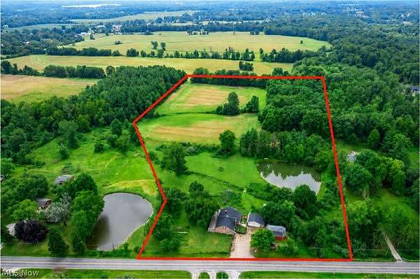 14 Acres of Land with Home for Sale in Medina, Ohio