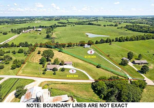 5.82 Acres of Land with Home for Sale in Lebanon, Kentucky