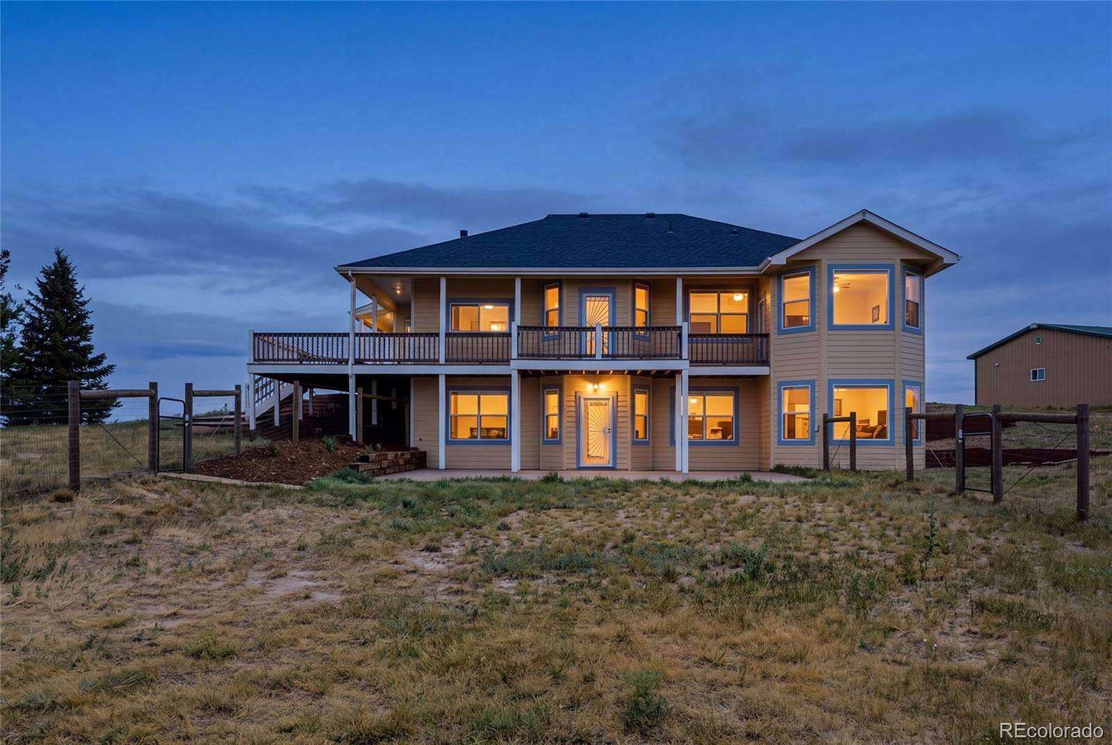 8.19 Acres of Land with Home for Sale in Kiowa, Colorado