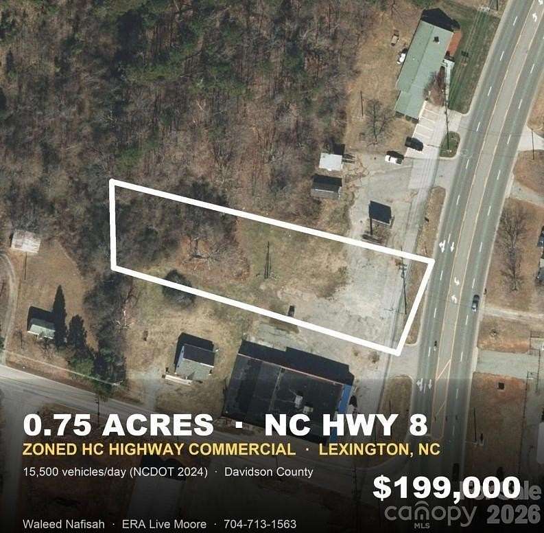 0.75 Acres of Commercial Land for Sale in Lexington, North Carolina