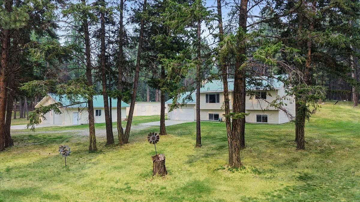 10.1 Acres of Recreational Land with Home for Sale in Kila, Montana