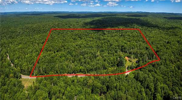 34 Acres of Recreational Land with Home for Sale in Cold Brook, New York