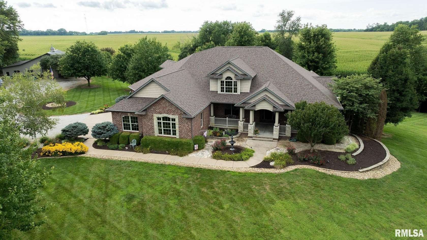 5 Acres of Land with Home for Sale in Pleasant Plains, Illinois