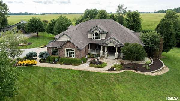 5 Acres of Land with Home for Sale in Pleasant Plains, Illinois