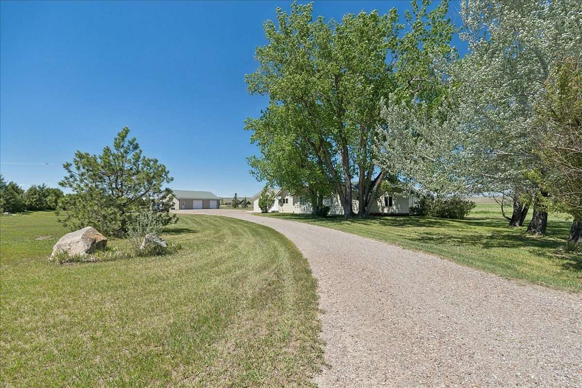 19.2 Acres of Land with Home for Sale in Vaughn, Montana