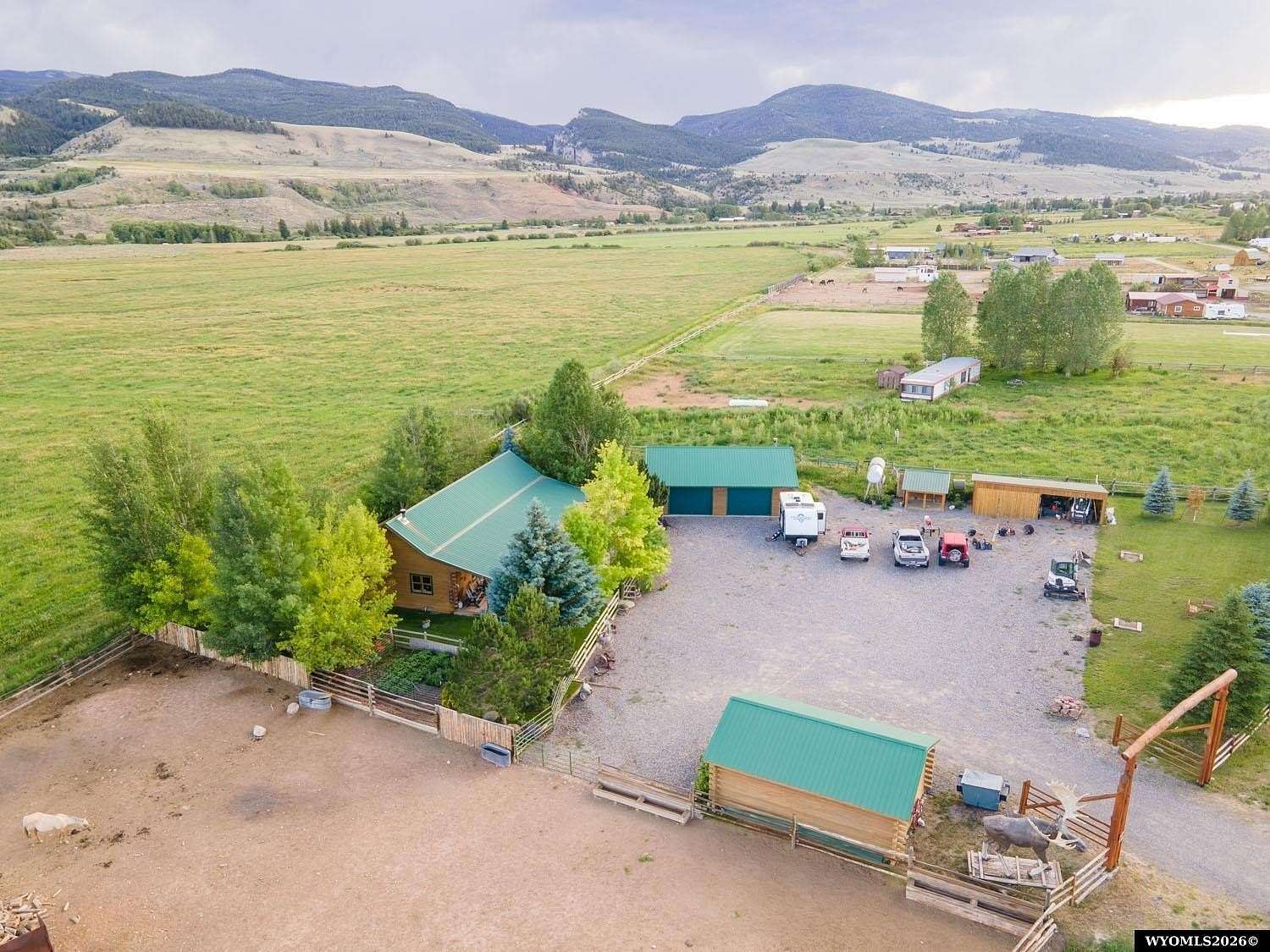 2 Acres of Land with Home for Sale in Dubois, Wyoming