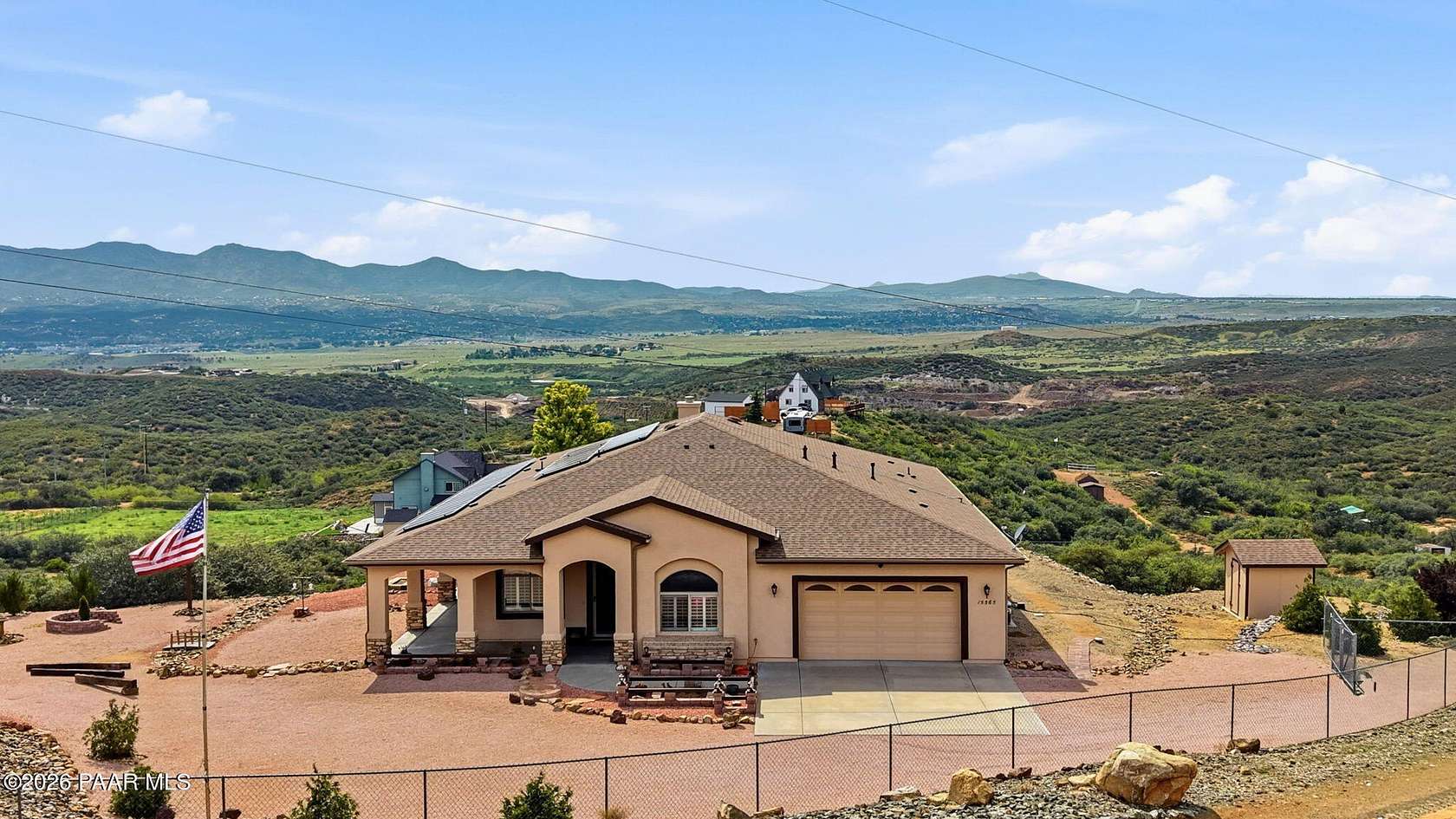 3.48 Acres of Land with Home for Sale in Dewey-Humboldt, Arizona