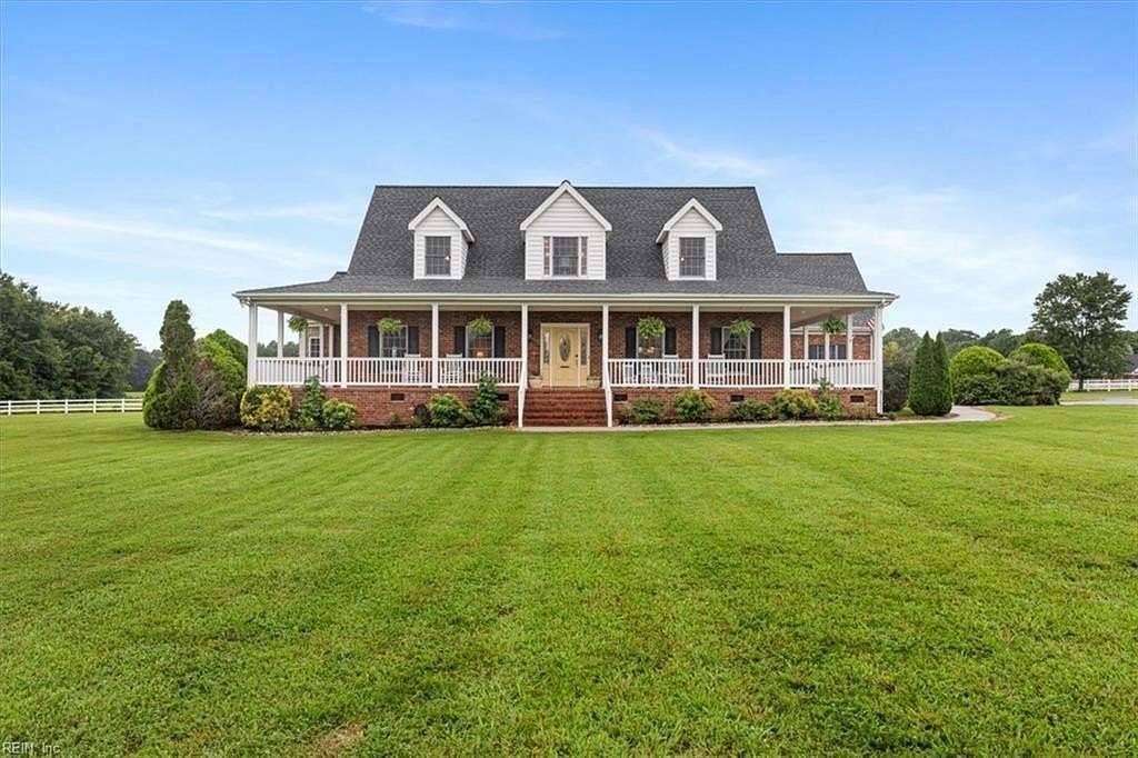 45.2 Acres of Land with Home for Sale in Courtland, Virginia