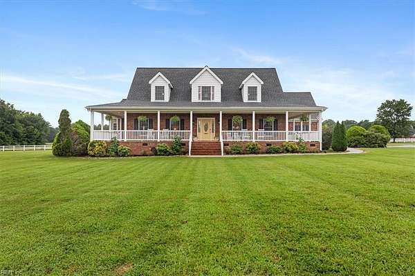 45.2 Acres of Land with Home for Sale in Courtland, Virginia