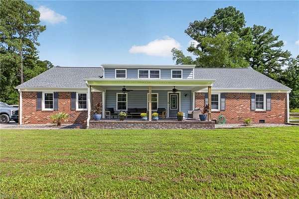 3.25 Acres of Land with Home for Sale in Chesapeake, Virginia