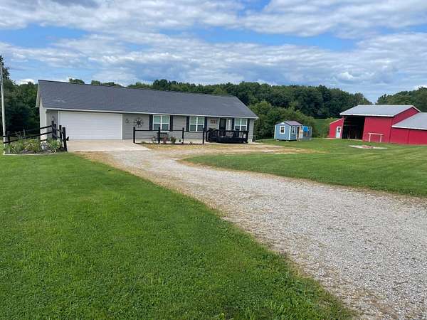 9.85 Acres of Land with Home for Sale in Fredericktown, Ohio