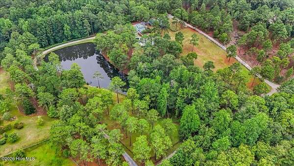6.74 Acres of Land with Home for Sale in Carthage, North Carolina
