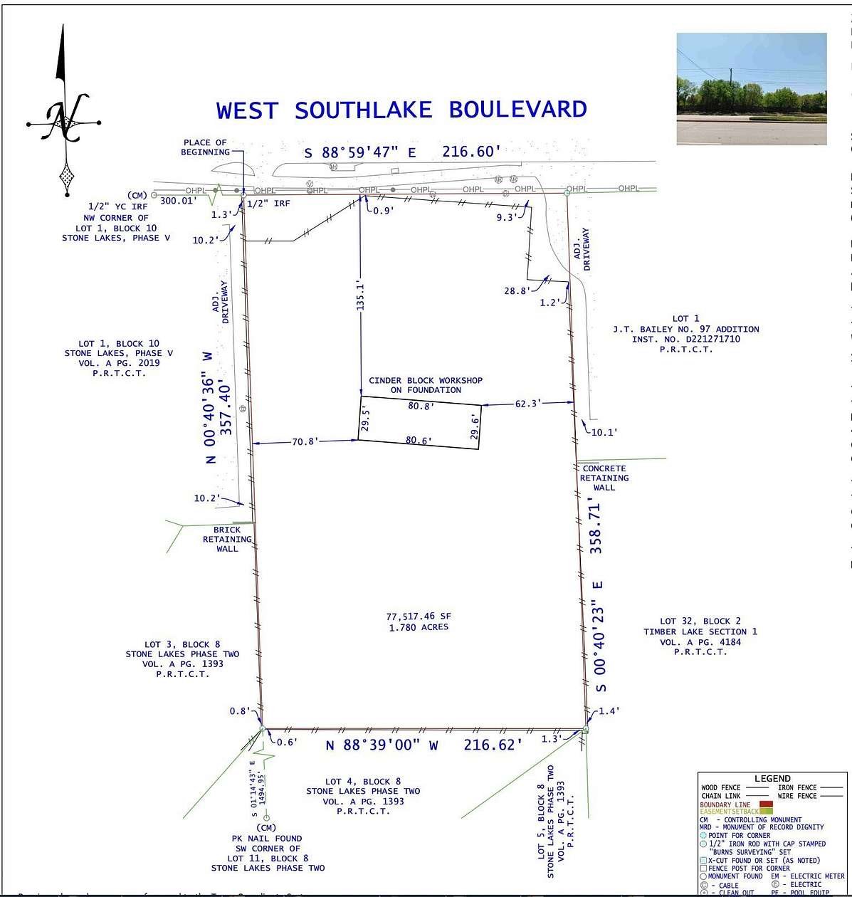 1.78 Acres of Commercial Land for Sale in Southlake, Texas