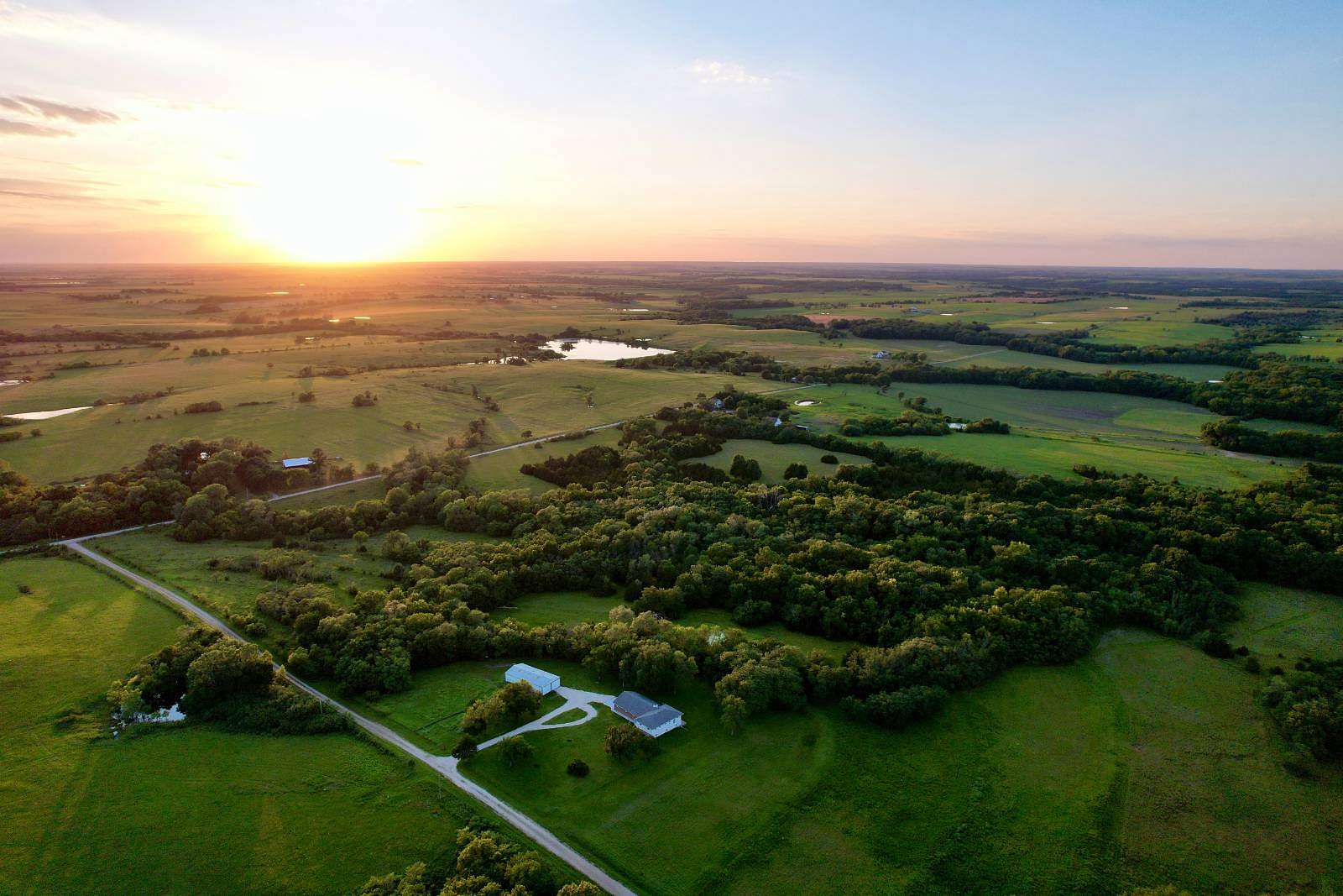 115 Acres of Land with Home for Auction in Reading, Kansas