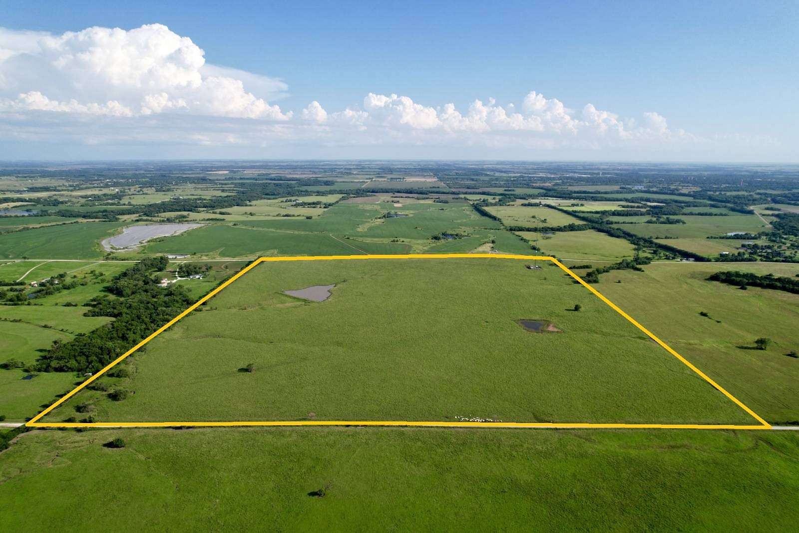 144 Acres of Recreational & Residential Land for Auction in Emporia, Kansas
