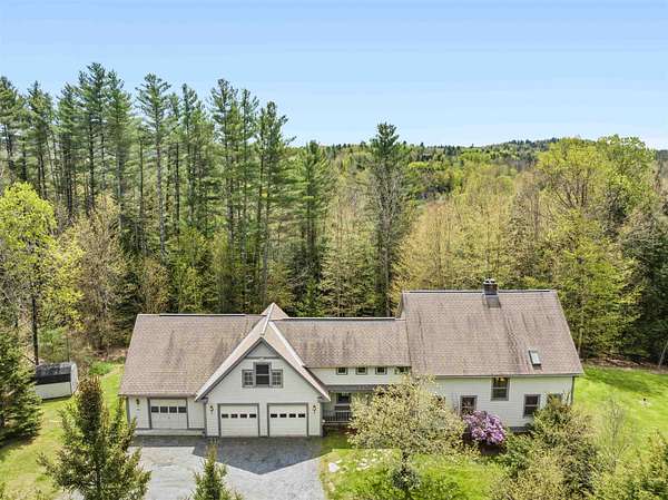 10.2 Acres of Land with Home for Sale in Waterbury, Vermont