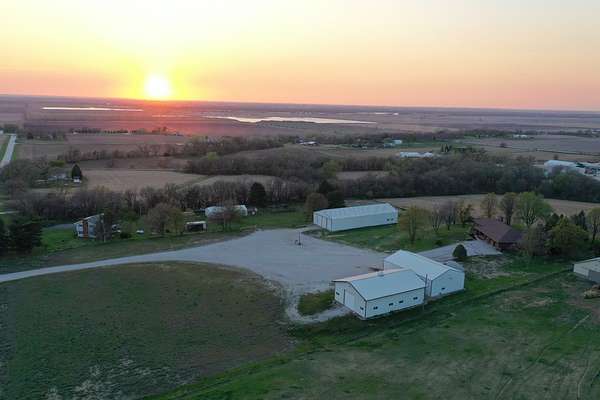 7.2 Acres of Improved Land for Sale in Gretna, Nebraska