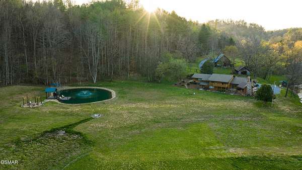 77.6 Acres of Recreational Land with Home for Sale in Sevierville, Tennessee