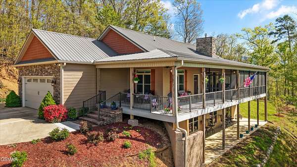 40 Acres of Recreational Land with Home for Sale in Dandridge, Tennessee