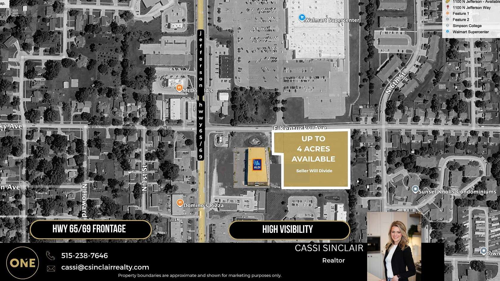 4 Acres of Mixed-Use Land for Sale in Indianola, Iowa