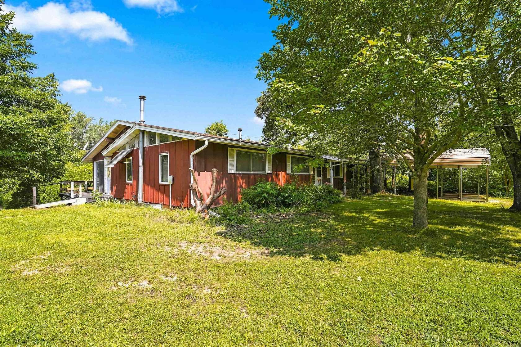 2.3 Acres of Land with Home for Sale in Shell Rock, Iowa