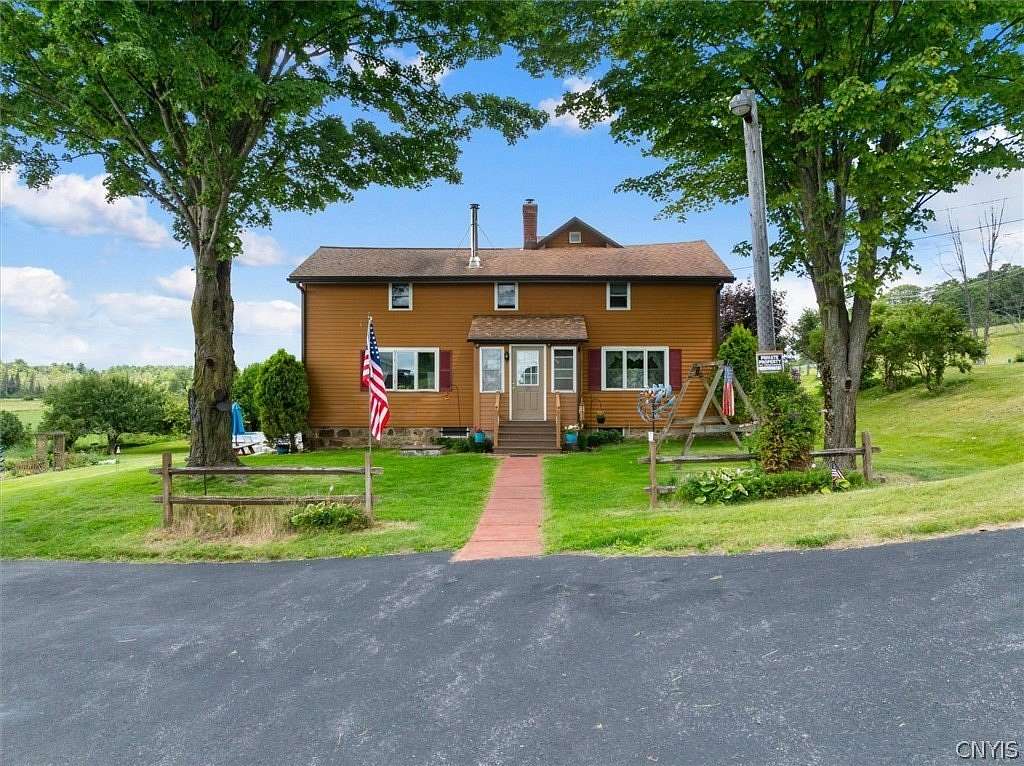 59.6 Acres of Agricultural Land with Home for Sale in Waterville, New York