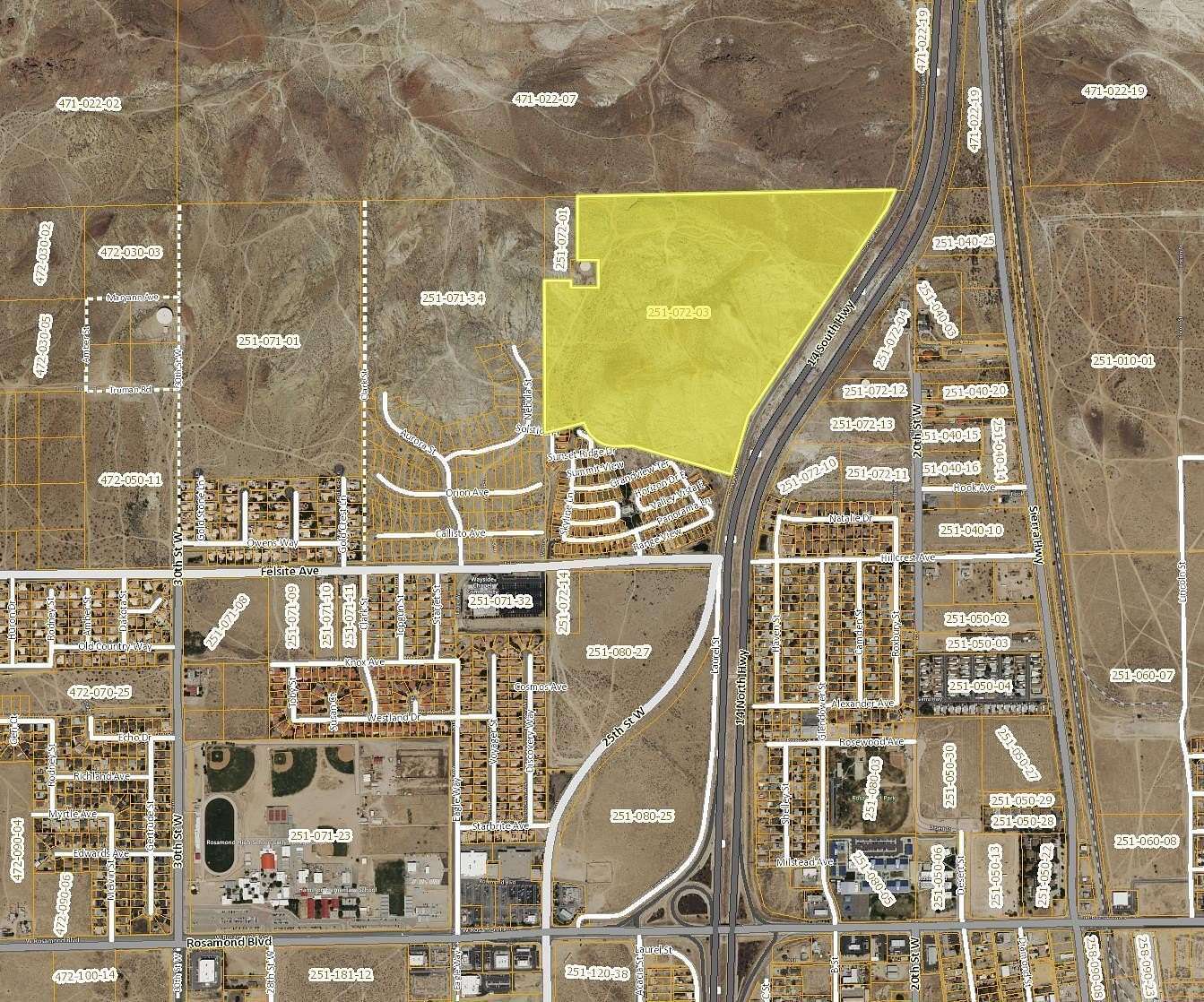 79.1 Acres of Land for Sale in Rosamond, California