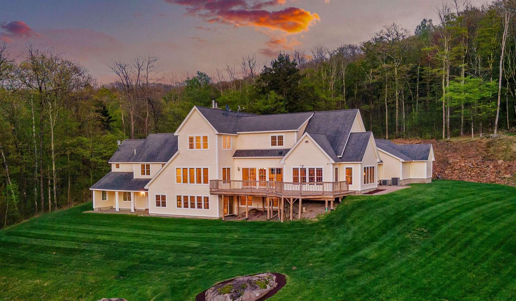 30.6 Acres of Recreational Land with Home for Sale in Sullivan, New Hampshire