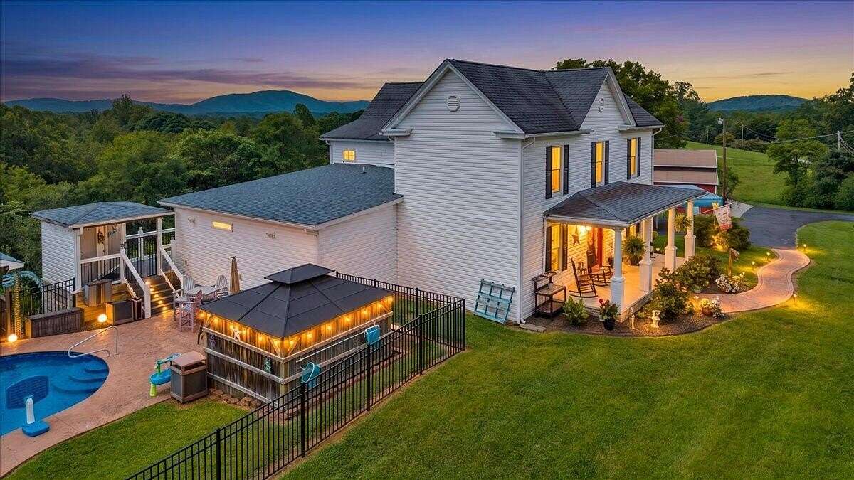 5.84 Acres of Land with Home for Sale in Vinton, Virginia